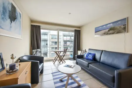 Location appartement à Koksijde, Studio à St-Idesbald avec Balcon Vue Mer