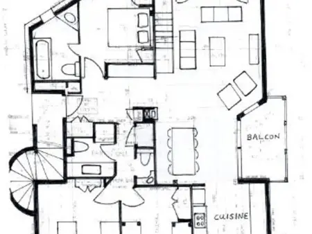 Chalet Encombres 10 pers., duplex 112 m² centre St-Martin : photo 16