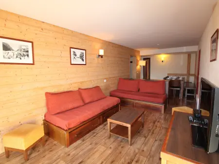 Location appartement à Avoriaz, Avoriaz: Grand appartement 4 pièces 8 pers, vue sur domaine skiable, wifi