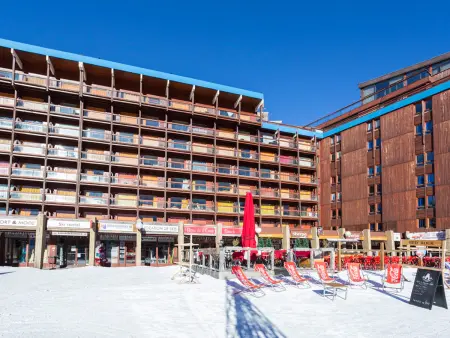 Studio cabine 4 pers. aux Arcs 2000, balcon Sud : photo 11