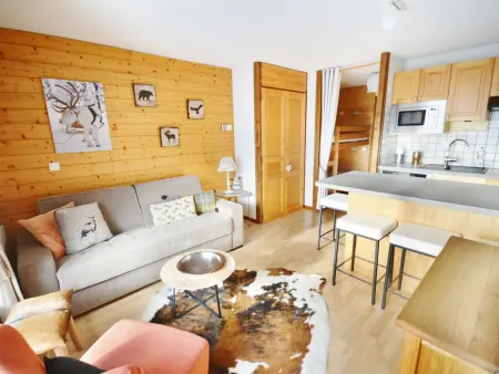 Studio 24m² Morzine, 700m Pleney, parking inclus : photo 4