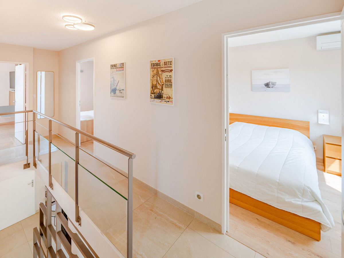 Villa 2 niveaux, piscine résidence, 400m plage à Sète - Photo 6