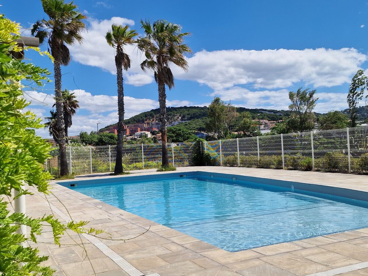 Villa 2 niveaux, piscine résidence, 400m plage à Sète - Photo 13