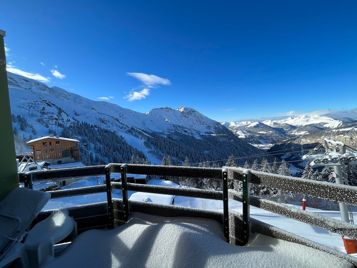 Duplex 6 pers Avoriaz, balcon sud vue vallée - Photo 9