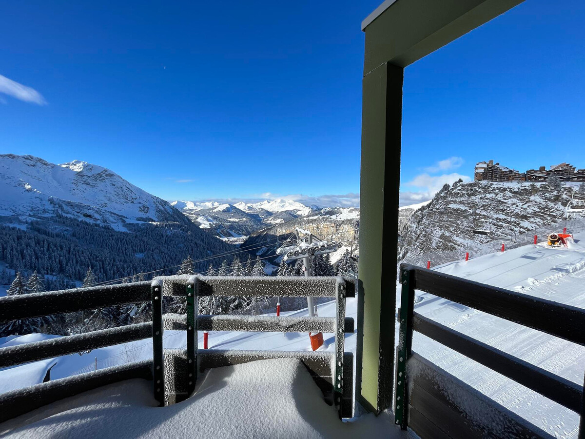 Duplex 6 pers Avoriaz, balcon sud vue vallée - Photo 10
