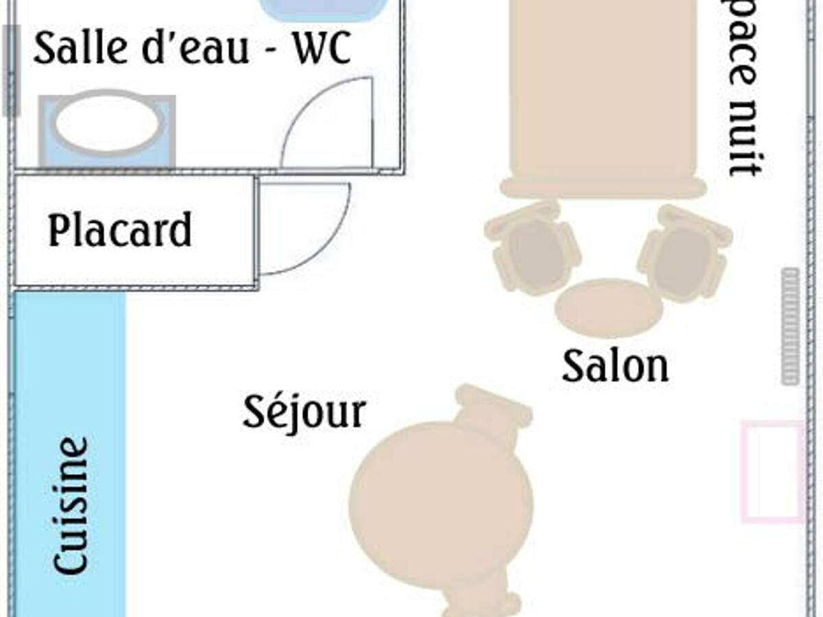 Studio indépendant avec terrasse et barbecue à Saint-Jean-de-Monts - Photo 8