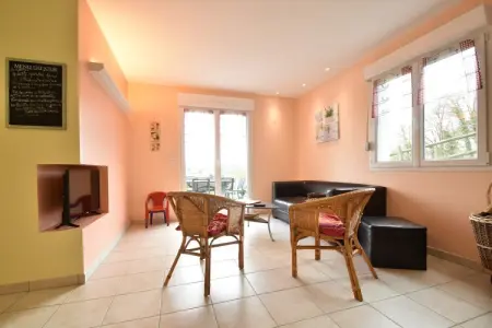 Les Vaux – Maison 6 pers. en Normandie, jardin jeux : photo 2