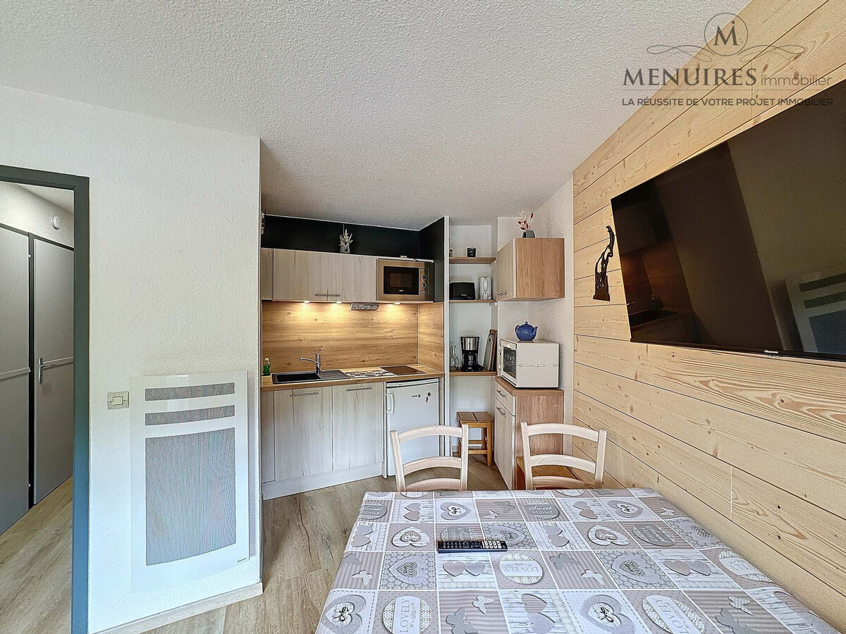 Studio + cabine 4 pers aux Menuires, ski aux pieds - Photo 3