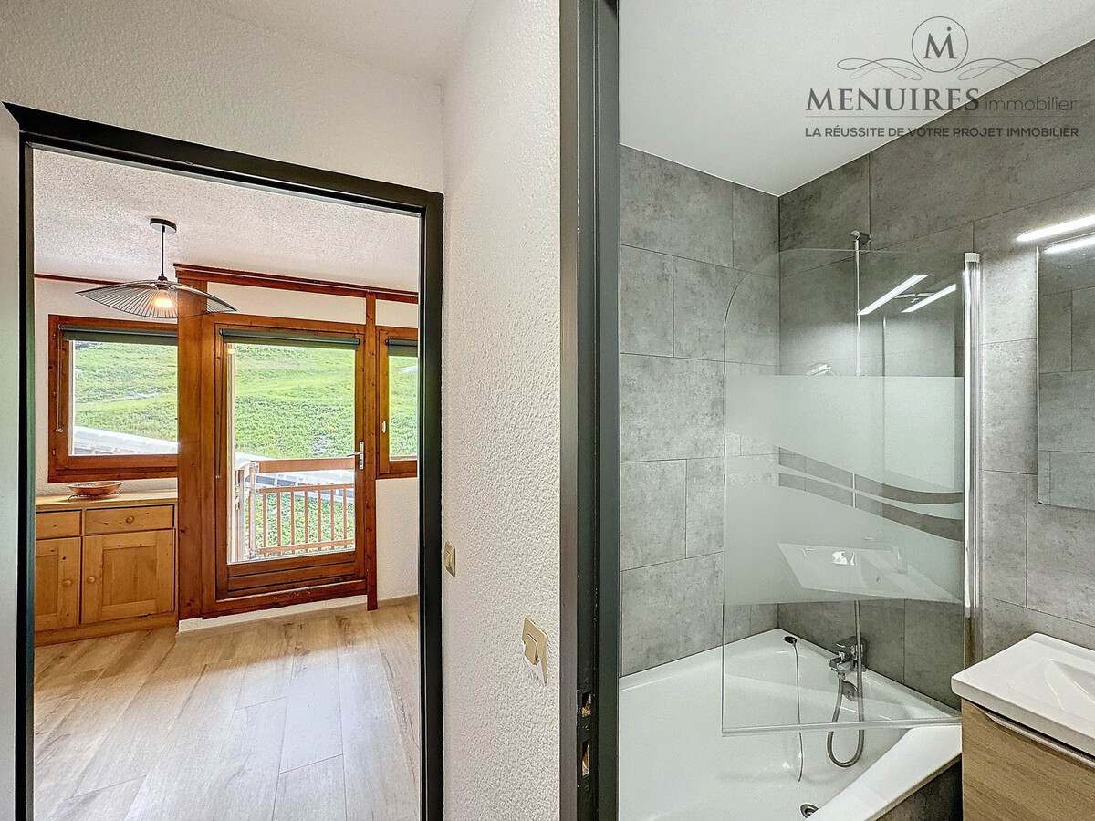 Studio + cabine 4 pers aux Menuires, ski aux pieds - Photo 6