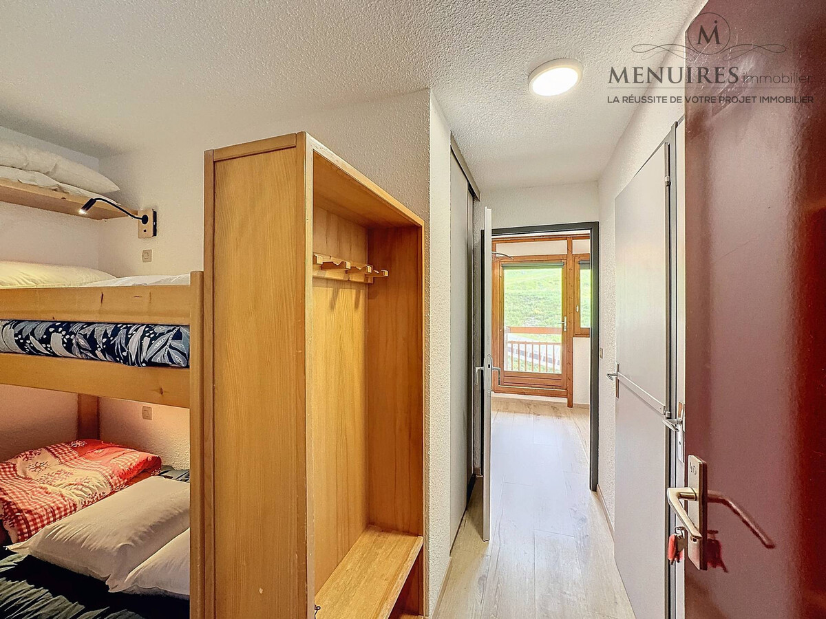 Studio + cabine 4 pers aux Menuires, ski aux pieds - Photo 8