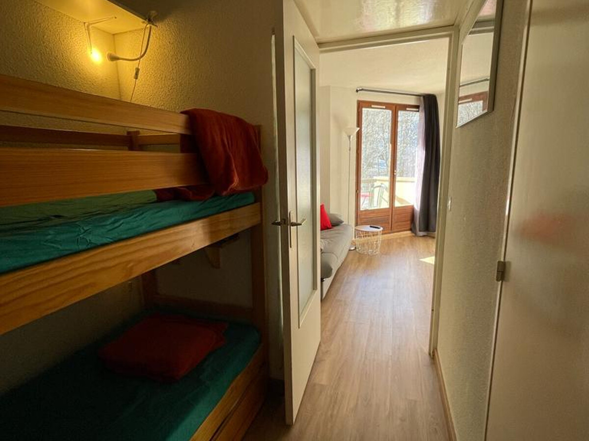 Studio 17 m² balcon, casier skis, Pra-Loup - Photo 4