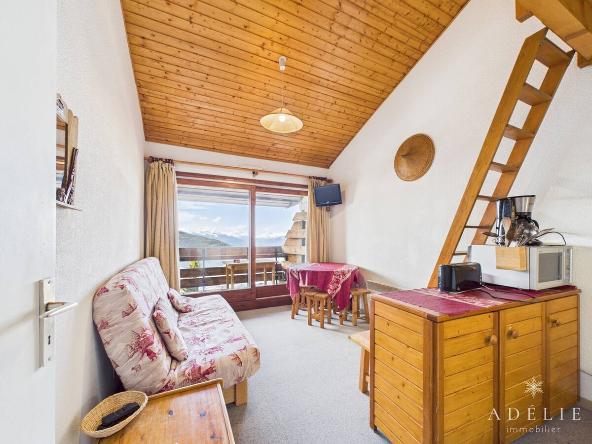 Studio mezzanine 25 m² balcon sud, 200 m des pistes - Photo 1