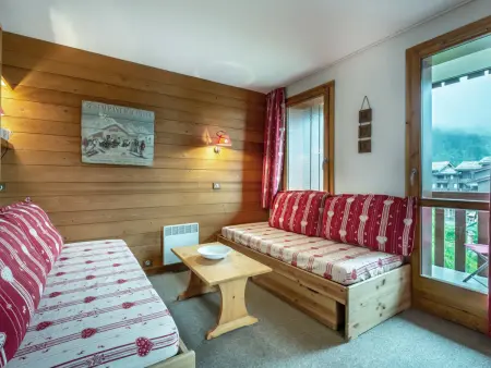 Location appartement à Valmorel, Studio skis aux pieds, proche commerces et ESF à Valmorel - 4 pers