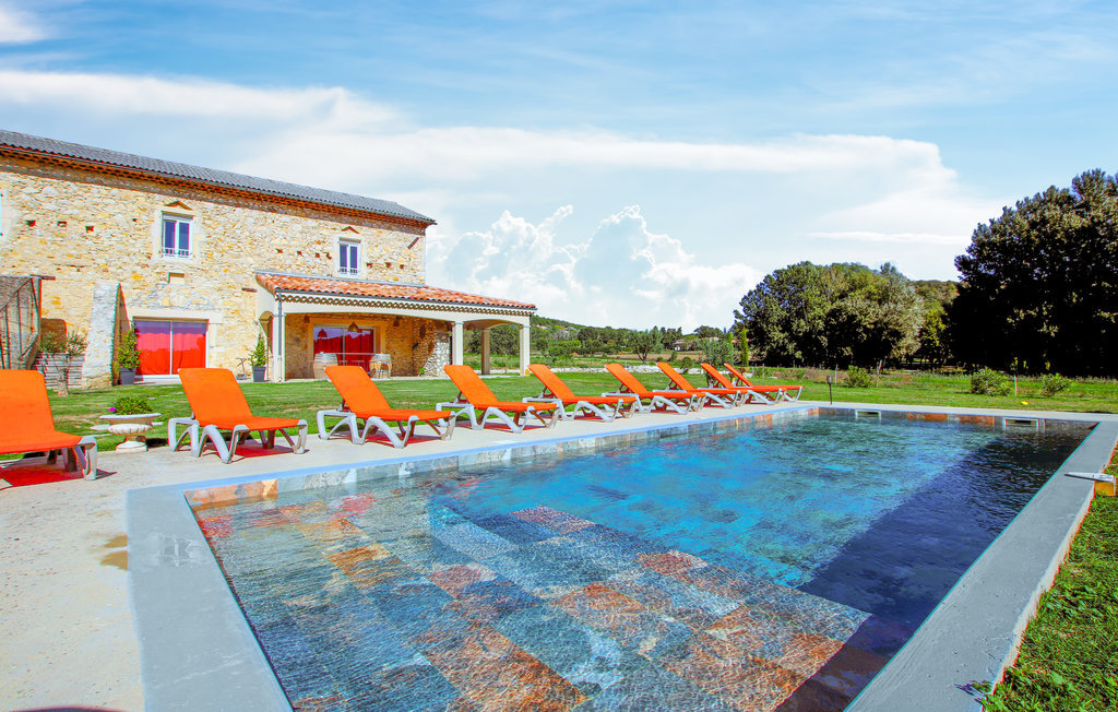Maison en pierre 10 personnes avec piscine privée à Sauzet - Photo 1
