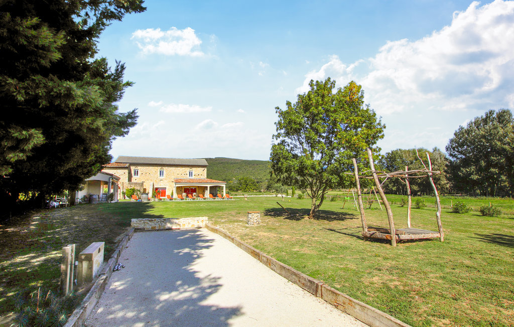 Maison en pierre 10 personnes avec piscine privée à Sauzet - Photo 6