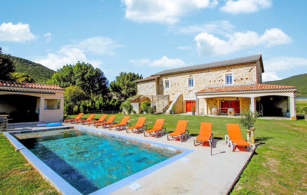 Maison en pierre 10 personnes avec piscine privée à Sauzet - Photo 7