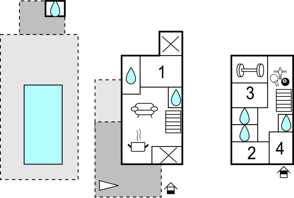 Maison en pierre 10 personnes avec piscine privée à Sauzet - Photo 38