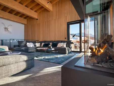 Chalet luxe 12 pers avec piscine, sauna, hammam, home cinéma et ski aux pieds à Arc 1800 - Photo 2