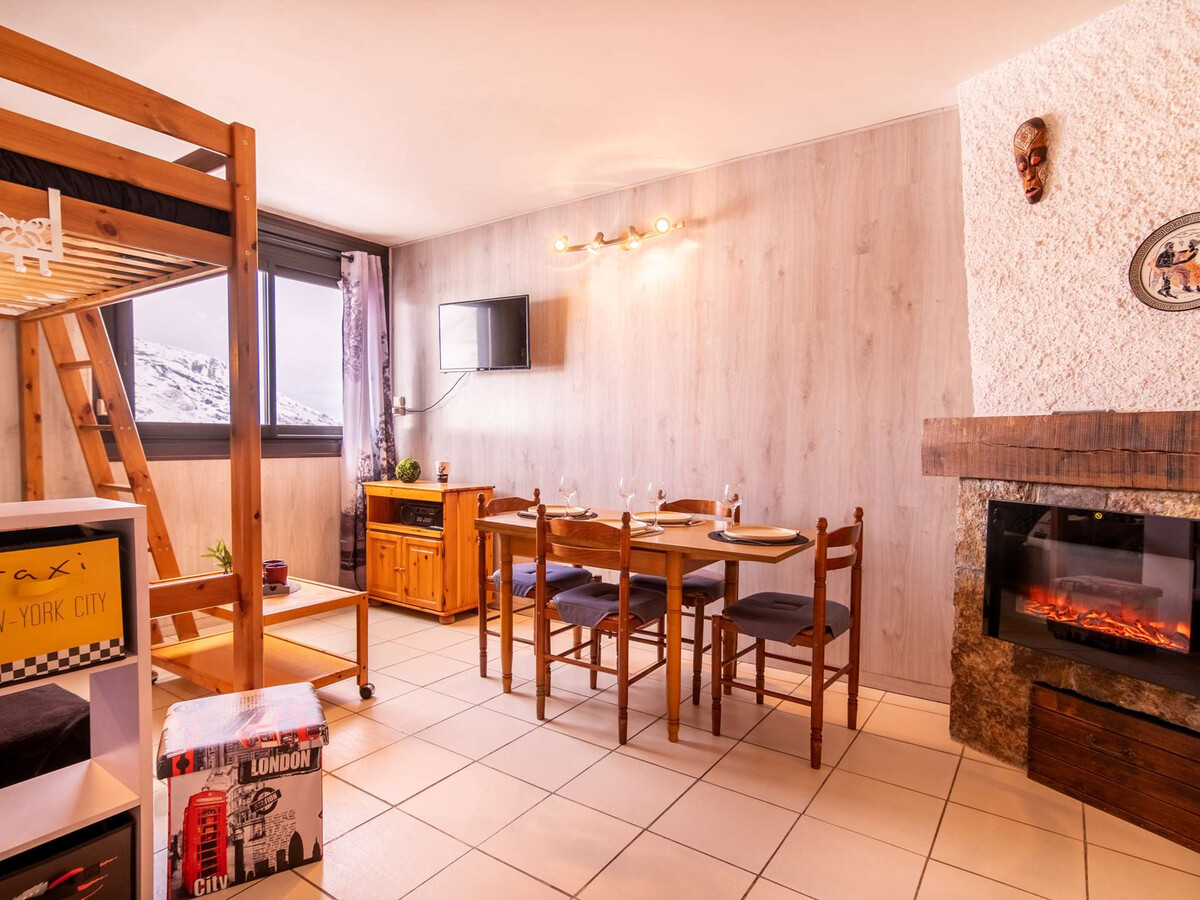 Studio 4 pers, vue Pyrénées, accès direct pistes - Photo 1