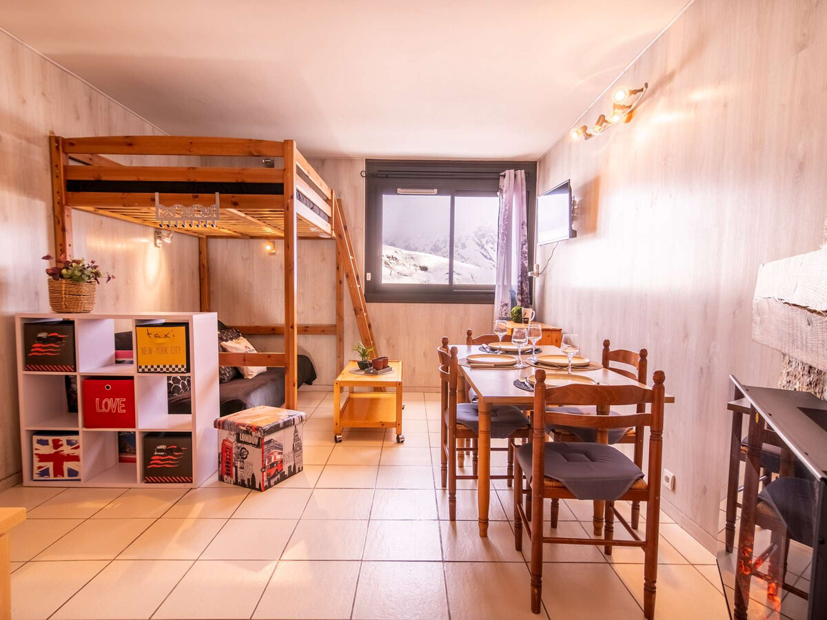 Studio 4 pers, vue Pyrénées, accès direct pistes - Photo 5