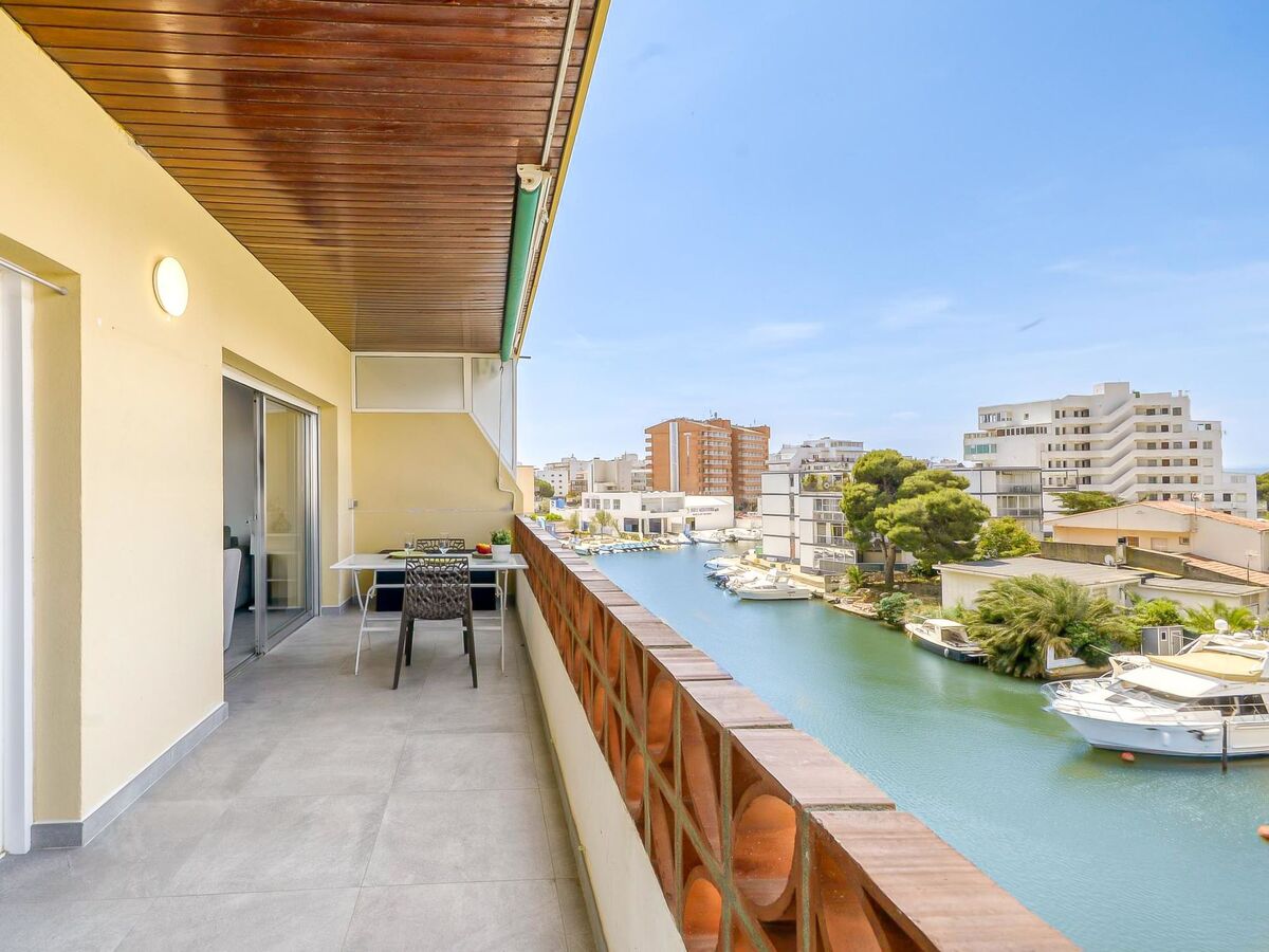 Appartement Puerto Simona, Roses – Terrasse vue canal - Photo 15