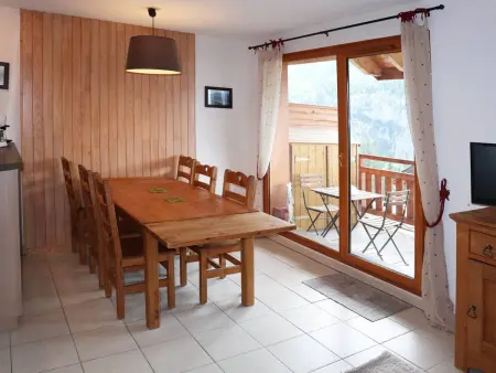 Duplex 7 pers avec piscine, balcon et box à skis - Photo 3