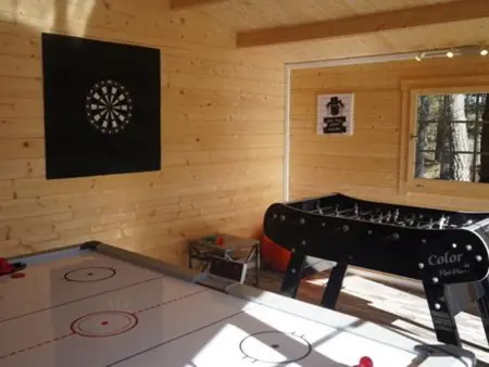 Lodge 8 pers. au Chambon-sur-Lignon : spa privé et piscine : photo 29