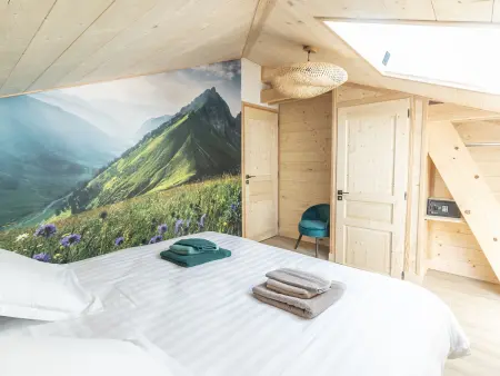 Lodge 12 pers. avec bain à remous et spa au Chambon-sur-Lignon : photo 16