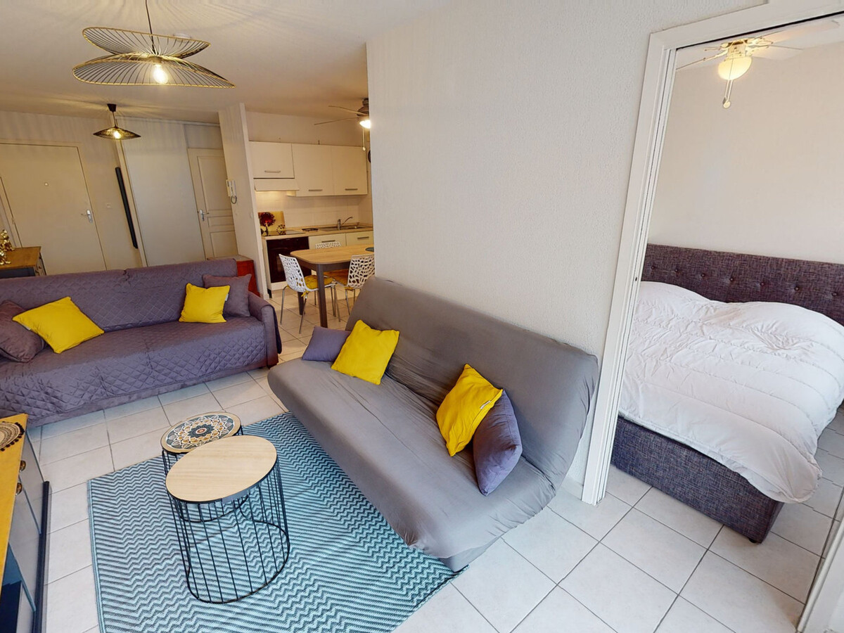 Appartement 2P moderne à Menton, climatisé, terrasse et parking - Photo 3