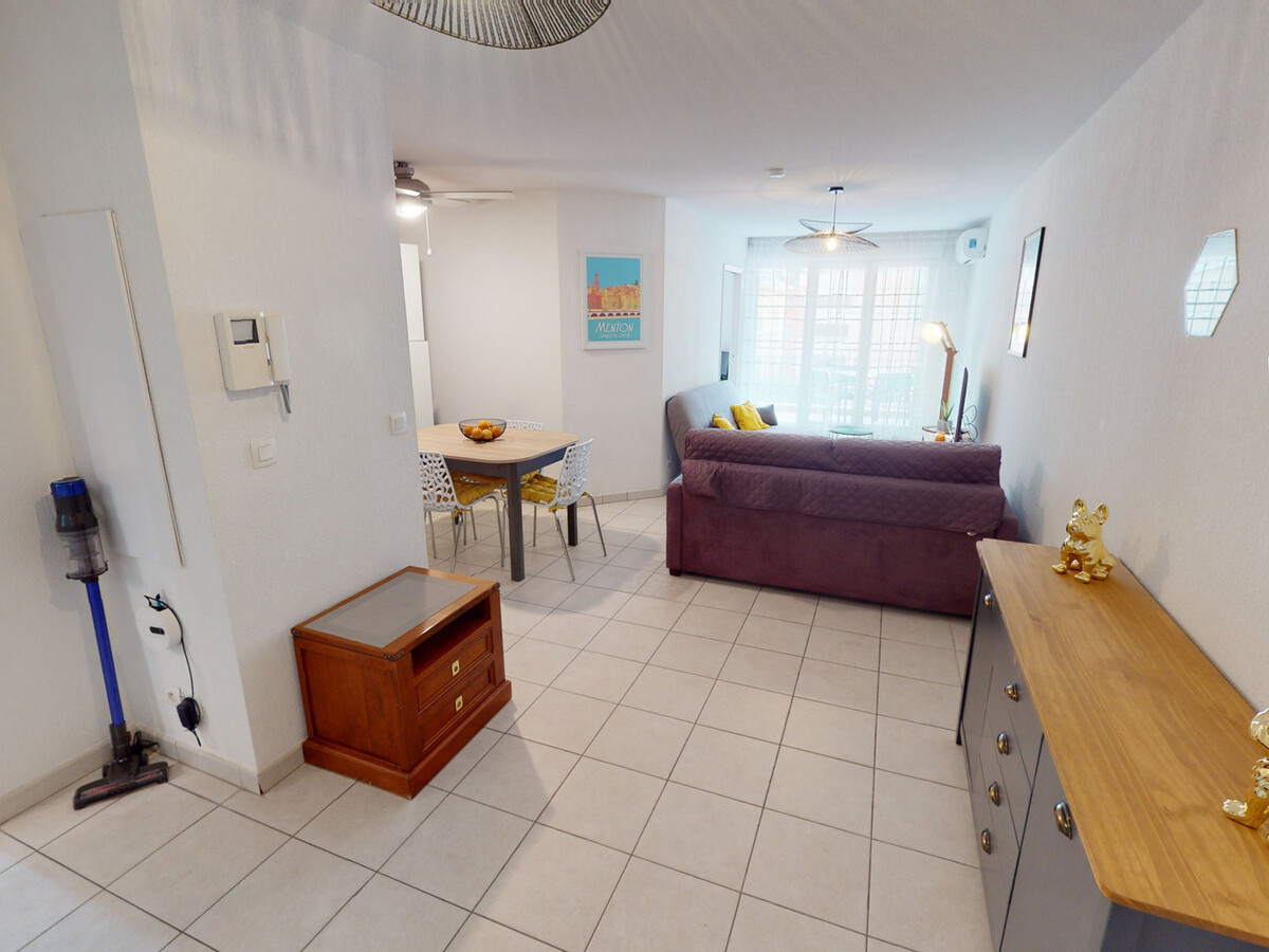 Appartement 2P moderne à Menton, climatisé, terrasse et parking - Photo 7