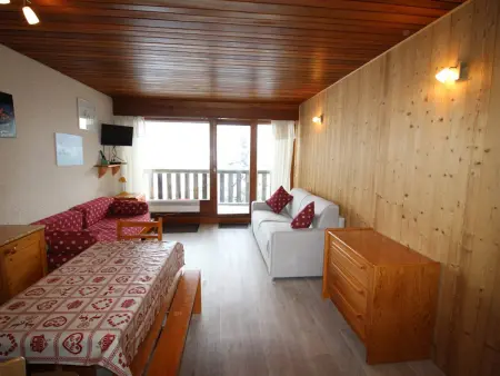 Studio cabine rénové aux Écrins, balcon sud-est, parking gratuit : photo 4