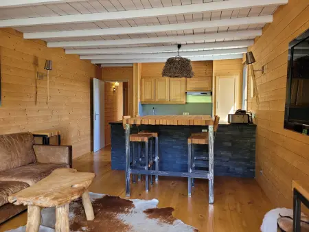 Location appartement à Pra Loup, Appartement rénové, 2 chambres, balcon, proche pistes, à Pra Loup