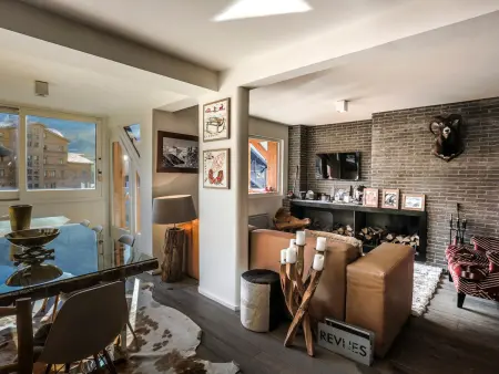 Duplex 5 pièces avec cheminée au centre de Val-d'Isère, 8 pers. : photo 5