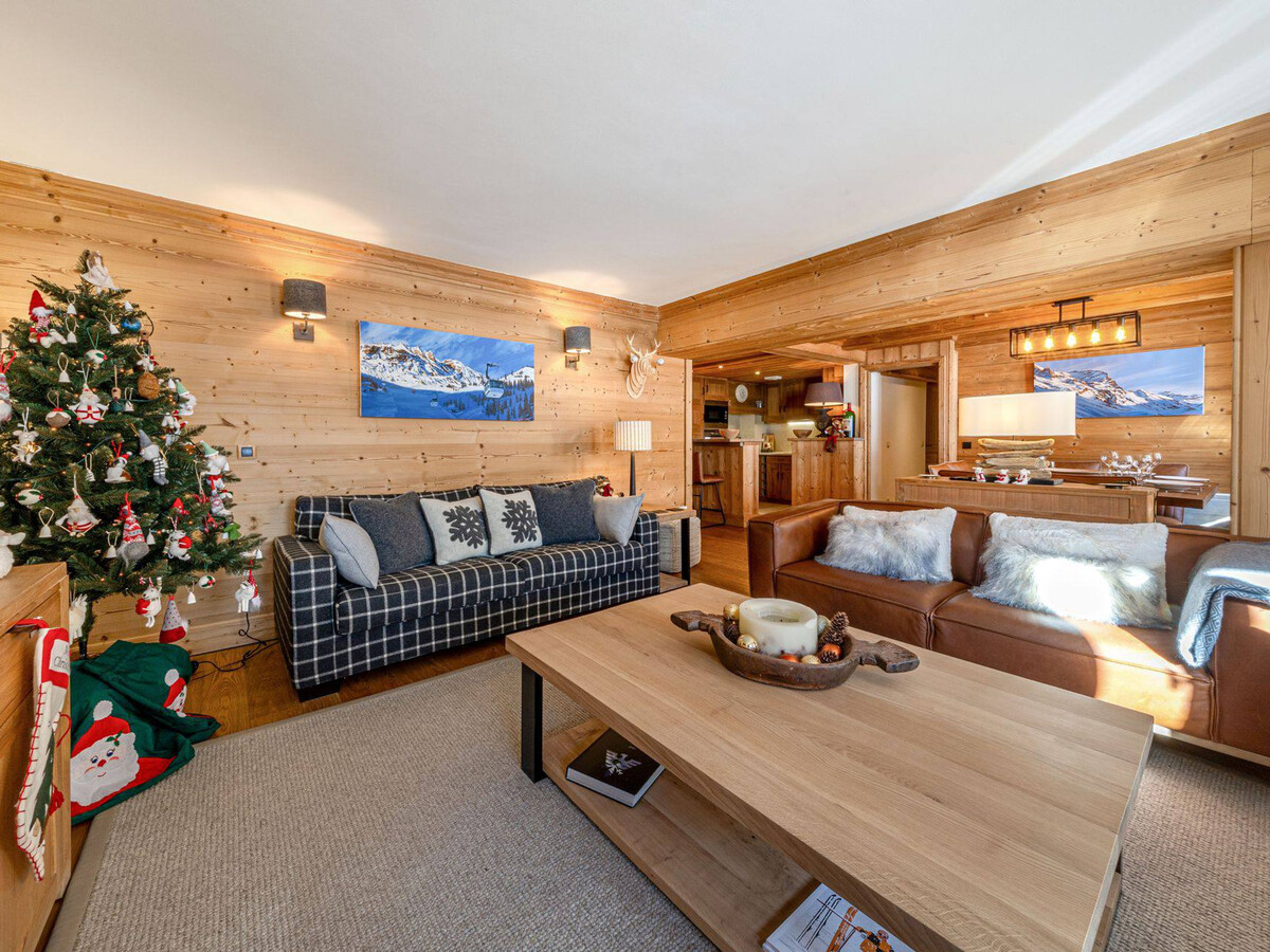 Apt 140m² 8 pers., 4 chambres, balcons, casier ski chauffé - Photo 1