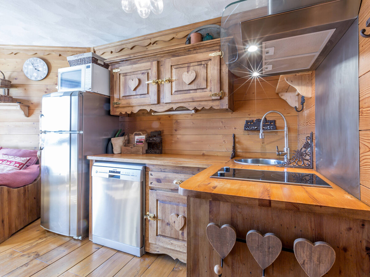 Studio 4 pers avec alcôve à Val-d'Isère, balcon sud - Photo 4