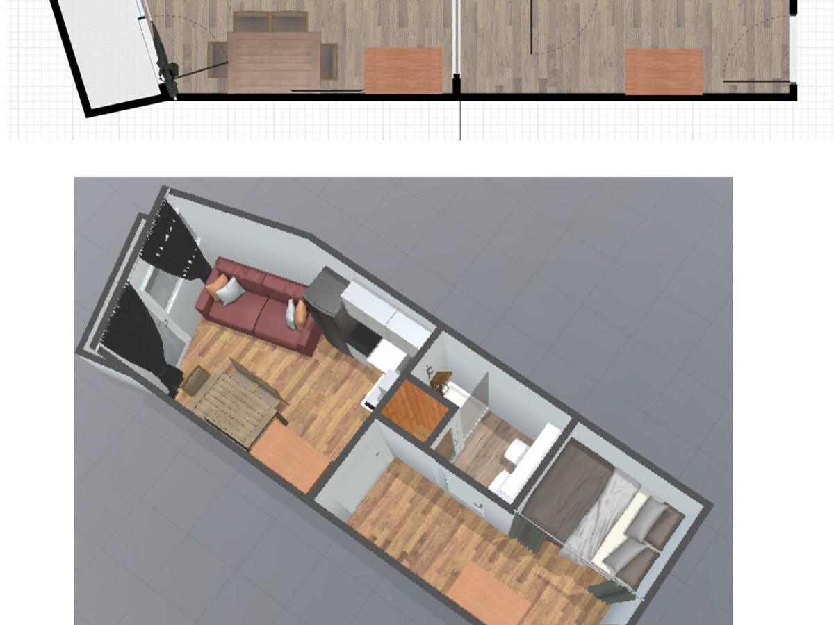 Studio 4 pers avec alcôve à Val-d'Isère, balcon sud - Photo 14