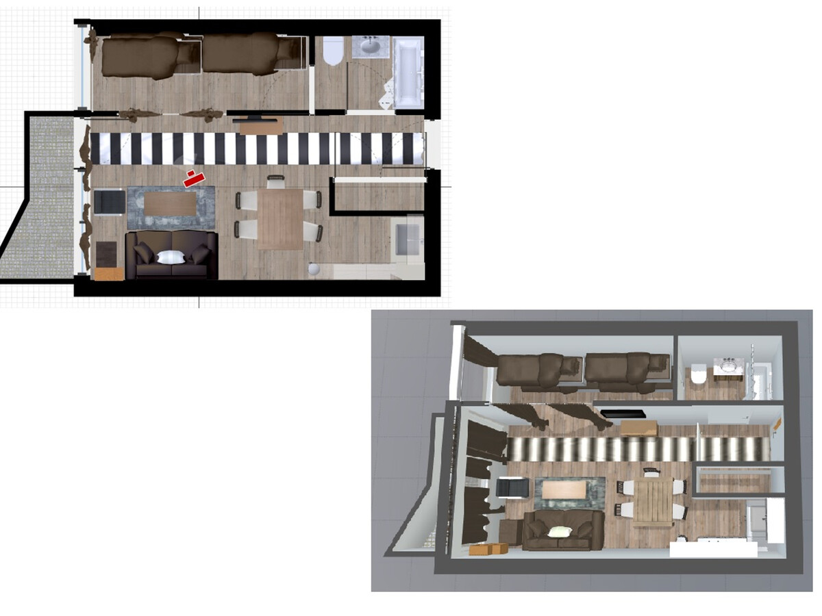 Appartement 32m² aux pieds des pistes, balcon sud Val-d'Isère - Photo 11
