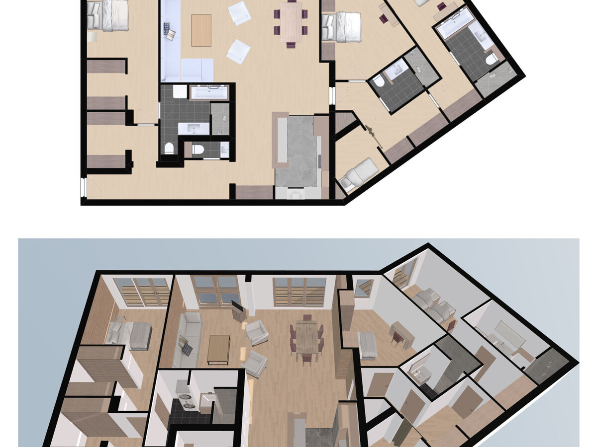 4 pièces avec alcove 170m² • 7 pers • Balcon sud - Photo 15