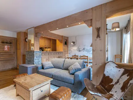 Location appartement à Val d'Isère, Appartement haut de gamme avec terrasse et accès skis aux pieds à Val-dIsère