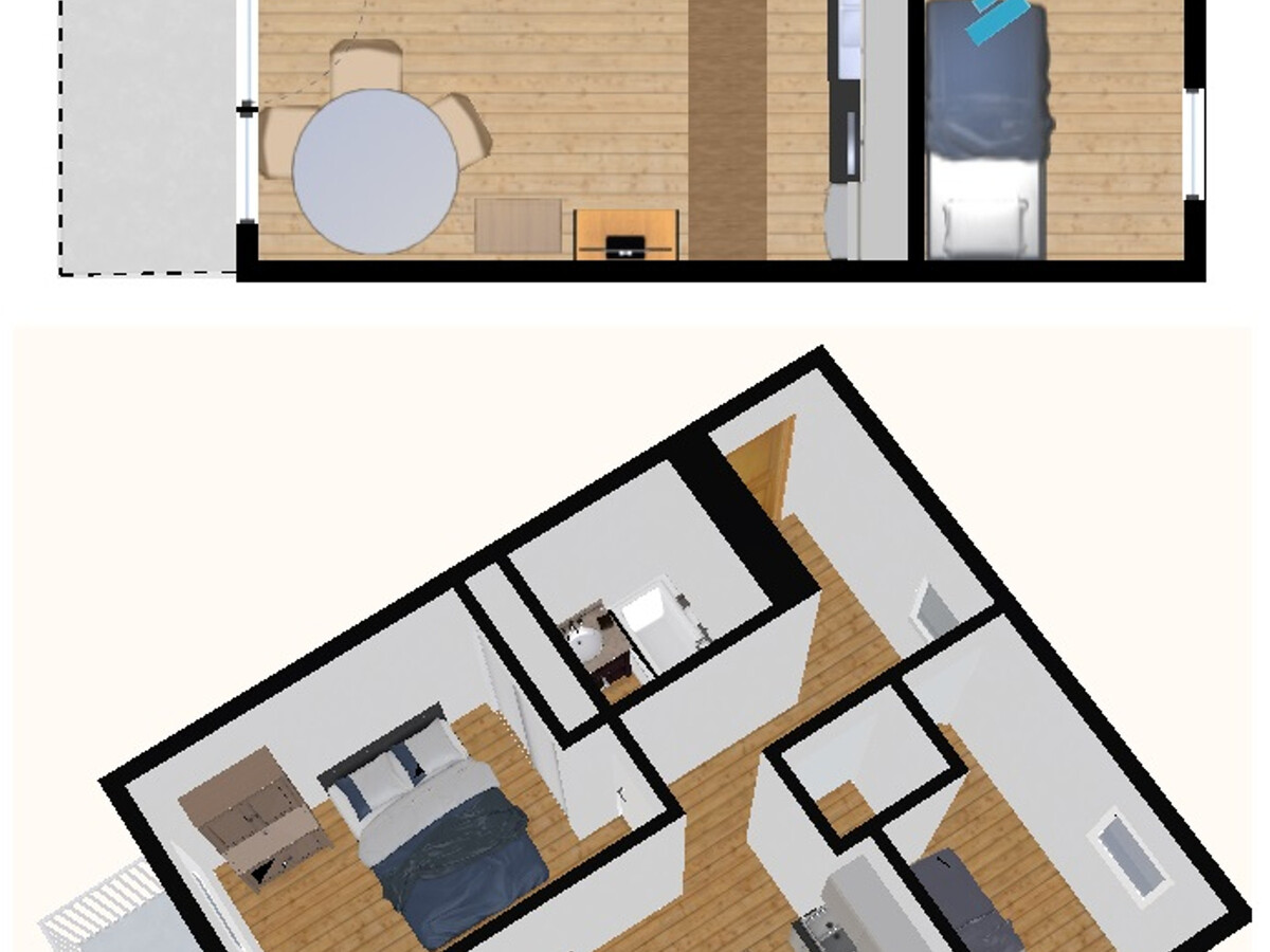 Appartement 4 pers. skis aux pieds à Val-d'Isère - Photo 15