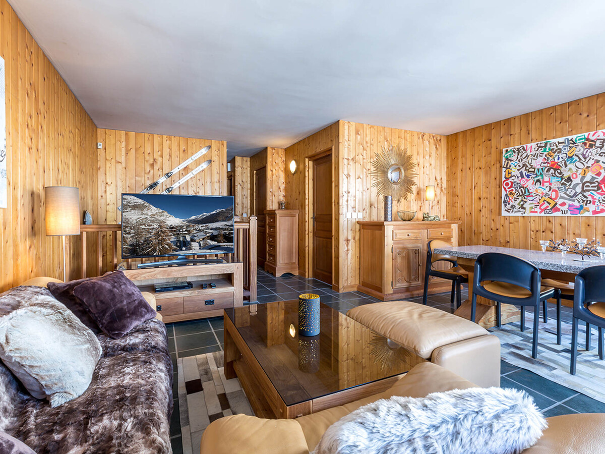 Chalet 5 pers. terrasse Sud/Est, vue montagnes à Val-d'Isère - Photo 1