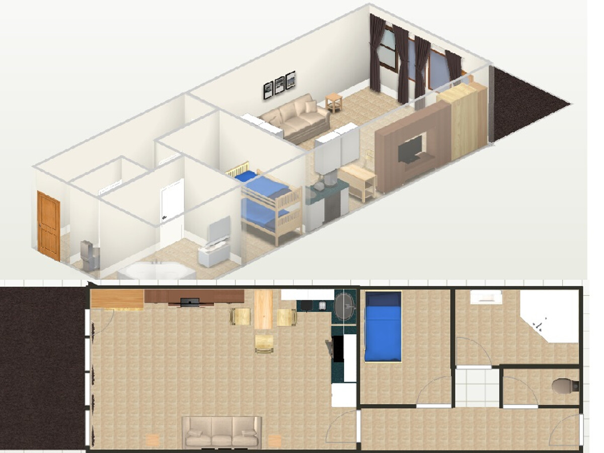 Studio cabine rénové 32m² au pied des pistes à Val-d'Isère - Photo 12