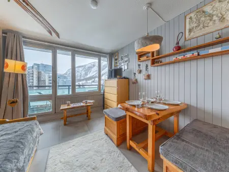 Location appartement à Val d'Isère, Studio skis aux pieds avec wifi, La Daille