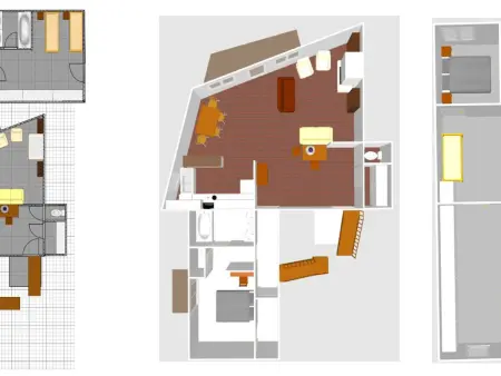 Duplex montagnard 8 pers., cheminée, balcon Sud à Val-d'Isère : photo 16
