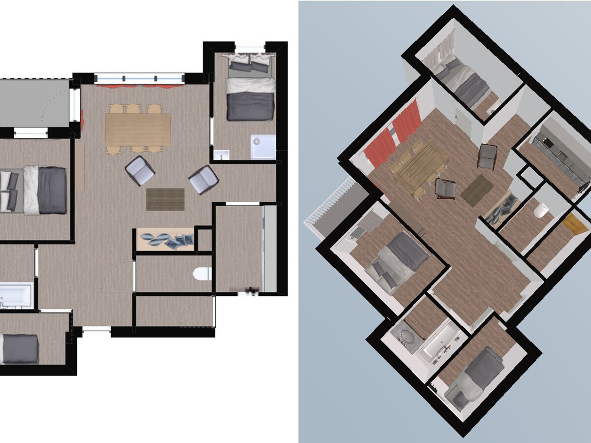Appartement 6 pers. aux pieds des pistes à Val-d'Isère - Photo 16