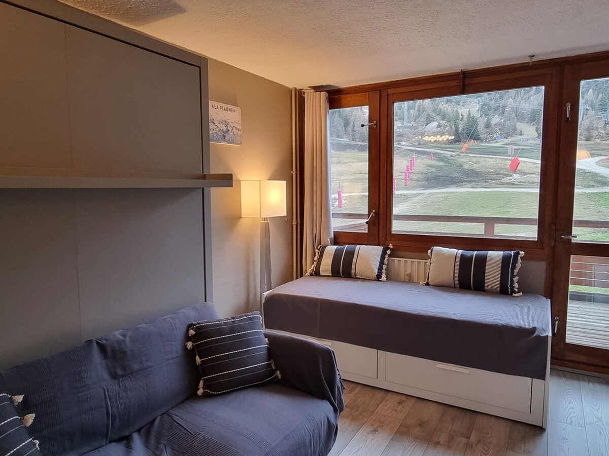 Studio 20m² vue pistes à La Plagne, 3 pers. - Photo 2