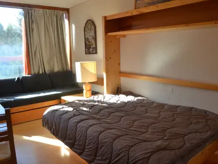Studio 4 pers. avec balcon sud-ouest, pieds des pistes Les Arcs 1800 : photo 11