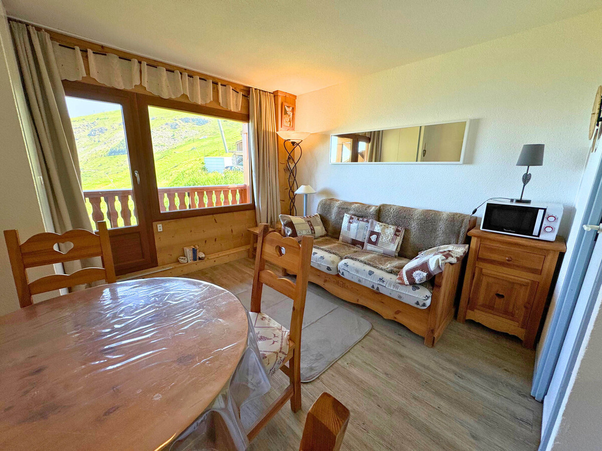 Studio cabine 3 pers aux Menuires, balcon montagne - Photo 2
