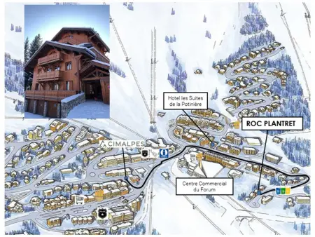 Appartement 6 pers. aux pieds des pistes à Courchevel : photo 17