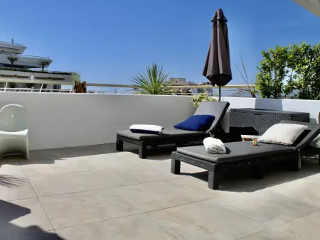 Appartement 57 m² vue Cap d'Antibes, terrasse 60 m² : photo 22